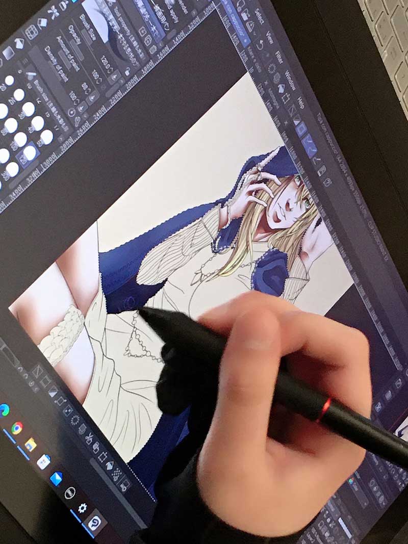 Manga digital illustration