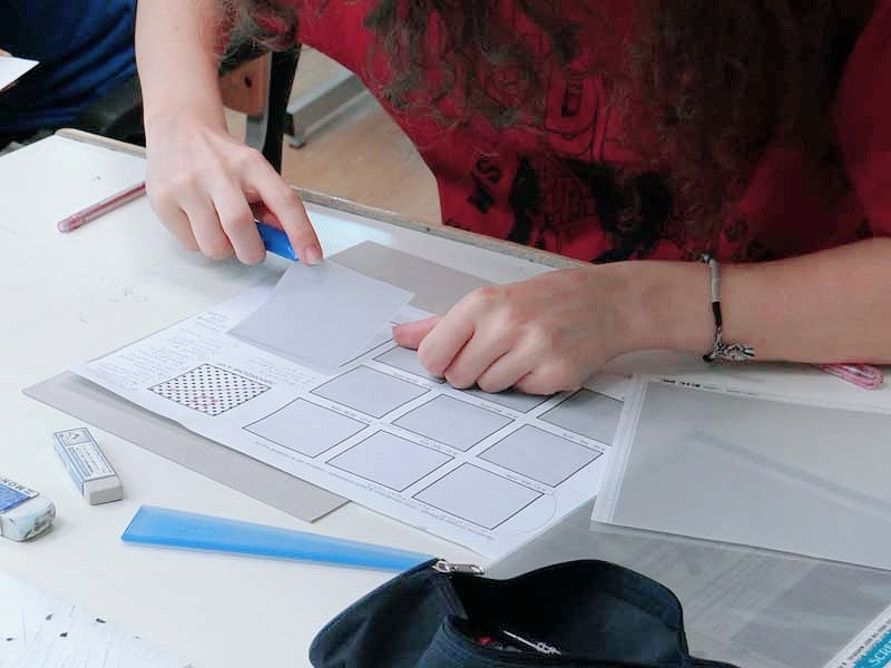 Intermediate: screen tones